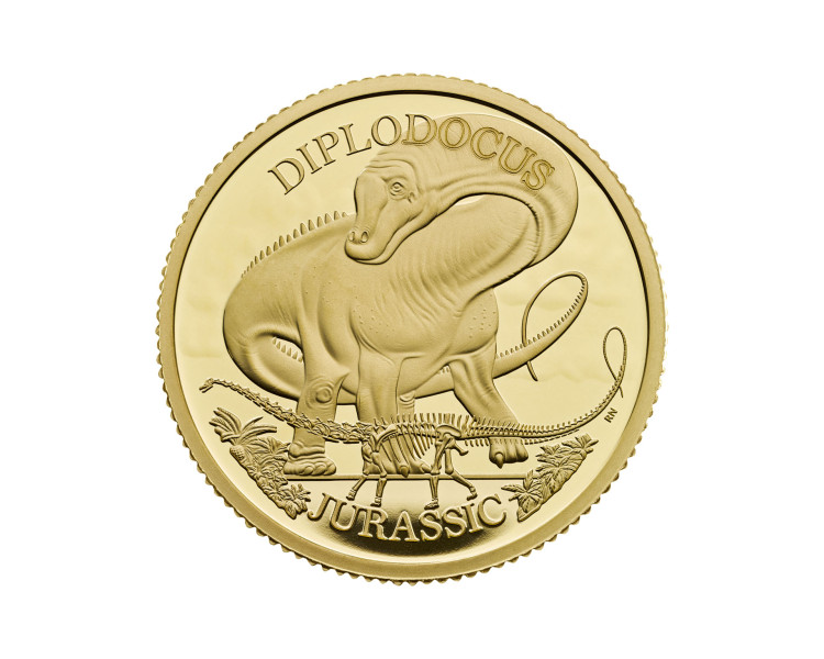 Dinosaurs: Iconic Specimens - Diplodocus 1/4oz Proof